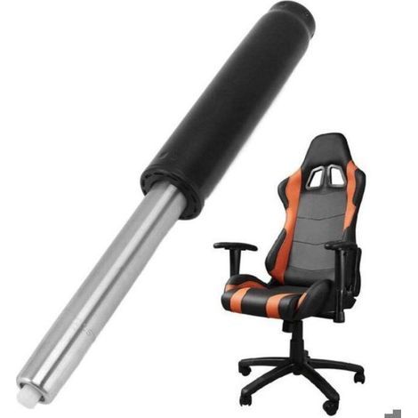 Vérin Gaz - Chaise Bureau Réglable Hauteur - Compatible Siège Pivotant - Noir - Unité (1/5)