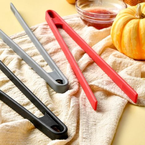 Pinces Alimentaires En Silicone Antiadhésif - Résistant À La Chaleur Jusqu'à 230 °C - Pour Barbecue Grill Cuisine Extérieure Et Intérieure - 1 Pièce (1/5)