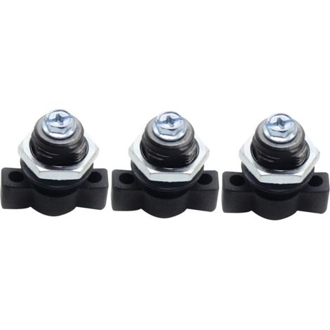 Mikikit Serrure à cylindre en alliage de zinc 3 pièces pour porte d'ar (1/5)