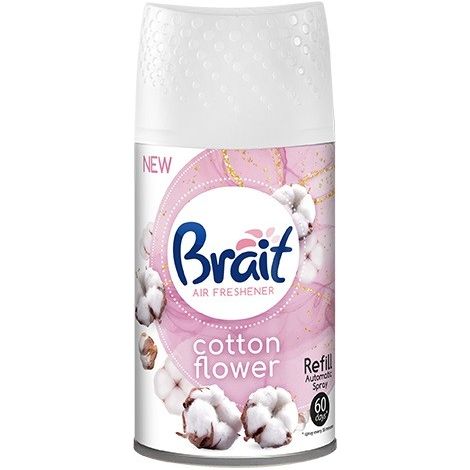 Deodorante per ambienti Brait Cotton Flower - ricarica da 250 ml