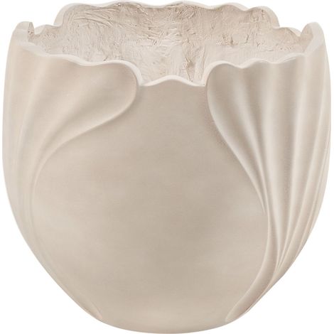 Blumenkübel ARPONE 44 cm Hellbeige (1/5)