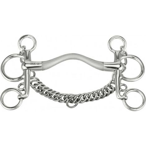 Gebiss Sprenger low port Satinox Finish 14 mm 125 mm