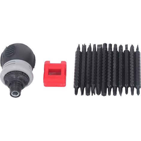 Mini tournevis à cliquet magnétique, multi-usage, compact et télescopique, 26 pièces en 1 (1/5)