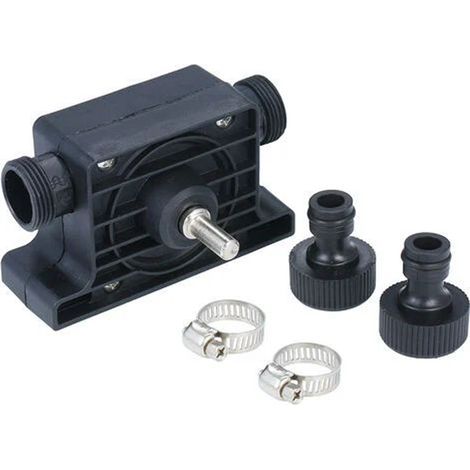 Pompe à eau portable pour perceuse électrique, auto-amortissante, pour le transfert de fluides huileux, petite pompe d'entrée pour perceuse à main domestique, pompe diesel (1/5)