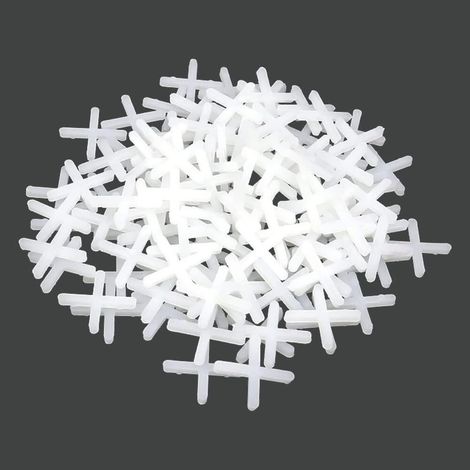 1000 pcs blanc Croisillons de Carrelage Entretoises de Carrelage Croisillon Carrelage Autonivelant (1/5)