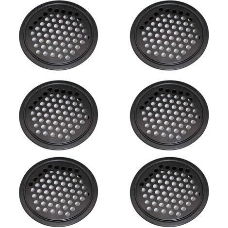 6 Pièces Grille de Ventilation en Acier Inoxydable,Grille aération,Grille de Ventilation L'armoire- 60 mm Grille Ventilation Ronde Peut être Utilisé Dans Cuisine Meubles bouche aération inox (1/5)