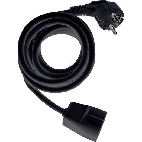 Rallonge de tuyau Onlex 10/16a 3x1,5mm noir 5m
