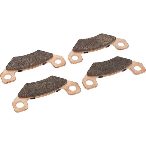 Jeu de 4 plaquettes de frein en métal et céramique AM141182 pour John Deere HPX Gator essence/diesel (numéro de série) (1/5)
