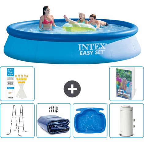Intex Piscina Easy Set Rotonda - 396x84 cm - 7-pezzi  S144
