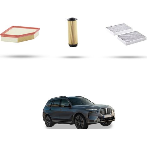 Kit tagliando 3 filtri compatibile con Bmw x7 (G07) 40i xDrive hybrid 245kw dal 2020 (1/5)