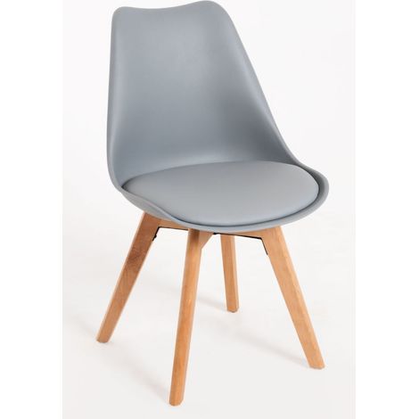 Packs Sillas Comedor - Pack 6 Sillas Synk Basic - Gris claro (1/5)