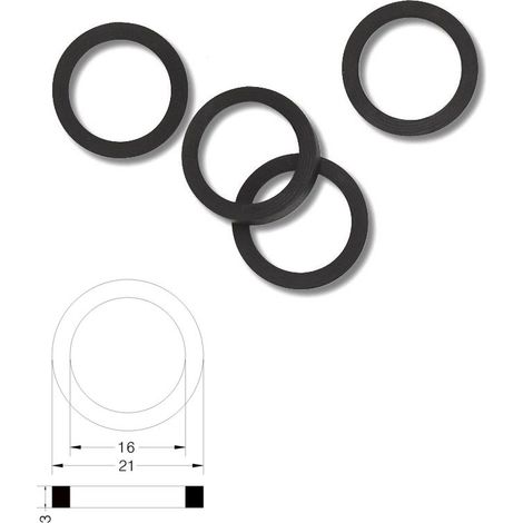 Guarnizione mm.21x16x3 per aeratori filetto M24/1 103801GN