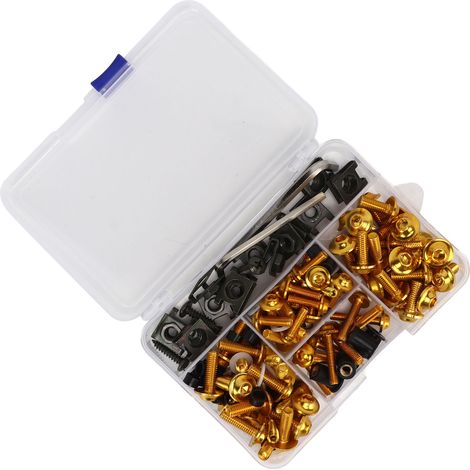Kit de 177 boulons de carénage de moto en aluminium, remplacement stable et performant pour NINJA 250 300 (1/5)