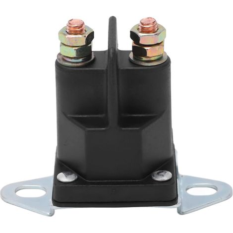 Solénoïde de Démarreur de Relais de Tondeuse à Gazon 12 V, Pièce de Rechange de Commutation Magnétique pour Tracteur ATV Modèle 5410K-20, Bobine en Laiton, Matériau ABS (1/5)