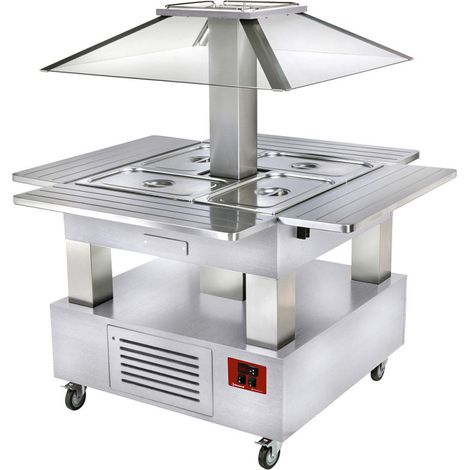 Ilot buffet - salad bar - réfrigéré - 4x GN 1/1-150 - Diamond (1/3)