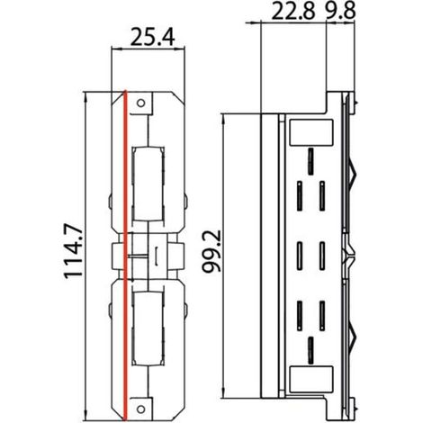 brumberg Elektrischer Verbinder 87114070 weiß Kunststoff