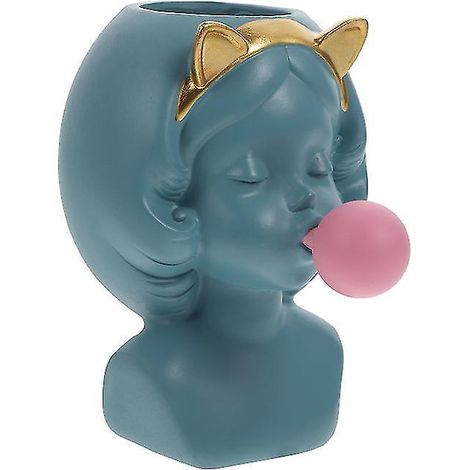 1 pot de fleurs mannequin fille (1/3)