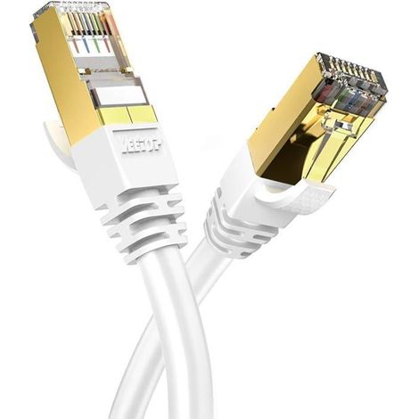 Câble Ethernet Cat 8 KAL-3 m,RJ45,plat,STP,40 Gbps 2000 MHz,LAN,pour PS5,routeur,TV,Xbox,plus rapide que Cat6/Cat7