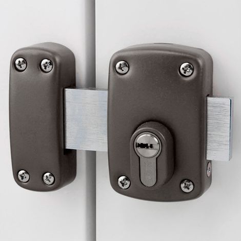 Vorhängeschloss Ifam Security Lock X5 – langlebiger Stahl – 110 mm – für Türen und Tore – verchromter Hebel – einfache Installation (1/3)