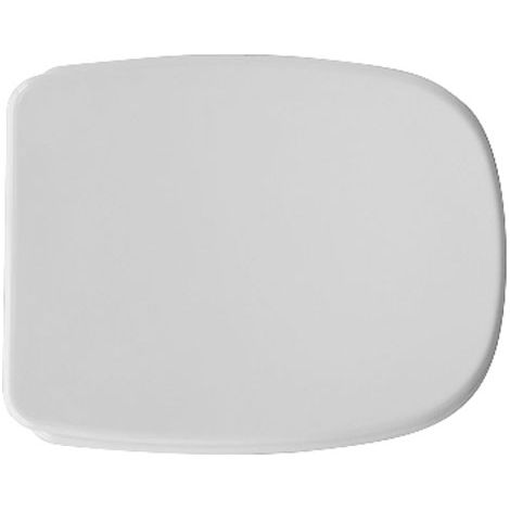 Abattant WC universel D301 en thermodurcissable Abattant WC blanc 43,3 x 35,9 cm avec charnie'res re'glables
