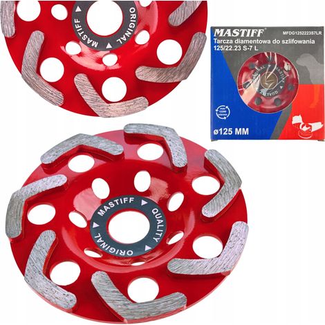Disque diamanté de 125 mm pour le meulage du béton et des briques (1/5)