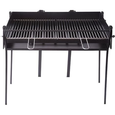 GARCIA barbacoa parrilla doble 80x40 cm , Barbacoa doble parrilla 80x40 cmFabricada en hierro de alta calidadFabricación españolaIdeal para carbónPerfecta para coci (1/3)