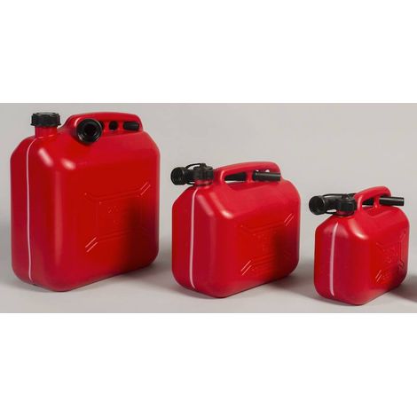 IWH Benzinkanister 5 L, rot, mit Füllstandsanzeige (1/3)