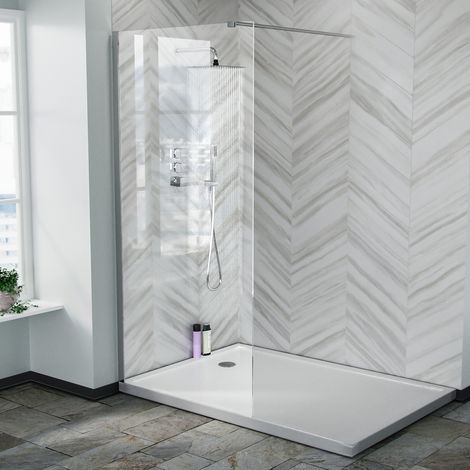 Samoa 900 mm Walk In Wet Room Enclosure (1/4)