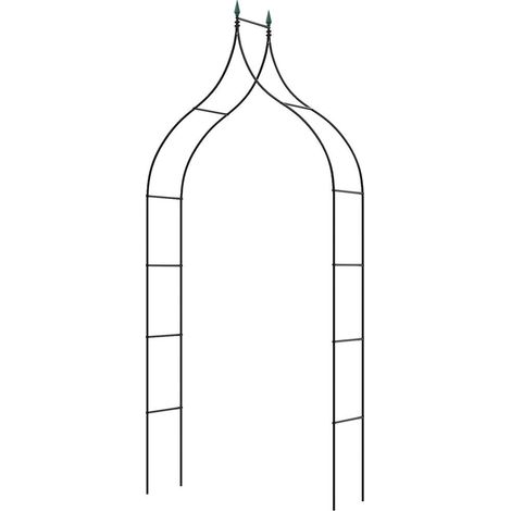 Jardin et cérémonie de mariage : sublimez vos extérieurs avec cette arche en métal stable pour rosiers et fleurs (1/5)