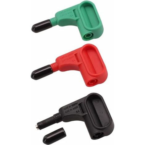 Accessoire pour multimètre avec sonde de test magnétique, embouts de 4 mm, compatible avec divers appareils (rouge + noir + vert) (1/5)