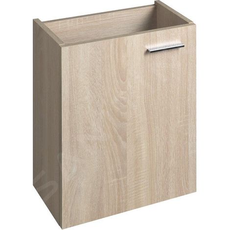 Meuble sous-vasque ZOJA 39,5x50x22cm, chêne platiné (1/3)