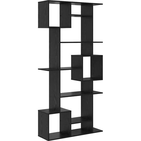Bibliothèque étagère de rangement - Chêne noir 92 x 29 x 188 cm Bois d'ingénierie fr14966 (1/5)