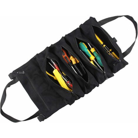 Green Mobility-Sade suspension d'outil de toile de voiture, sade rangement de voiture, sad'electricien, kit de voiture de materiel,noir noir (1/5)