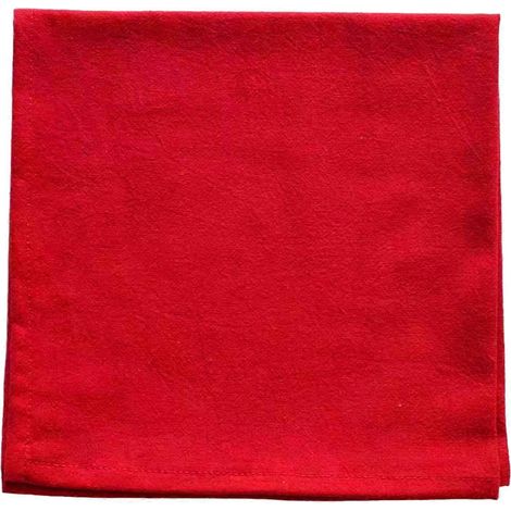 Lot de 6 serviettes de table bleues unies pour hôtels (1/5)