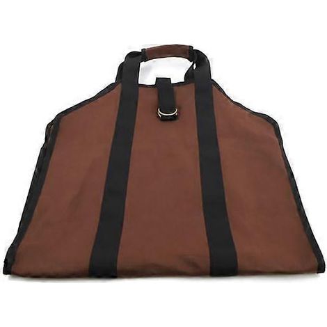 Porte-bûches multifonctionnel, pratique et pliable de haute qualité pour cheminée, sac de transport pour bûches. (1/4)