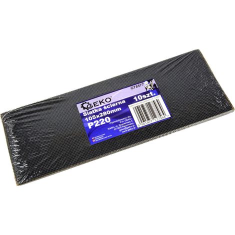 Accessoire pour ponceuse geko g78577 maille abrasive 105 mm 280 mm (1/3)