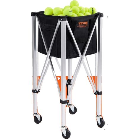 Recogedor de pelotas de tenis, gran capacidad, fácil de transportar, capacidad para 150 pelotas. (1/2)