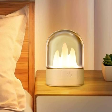 Veilleuse Enfant, Toucher Pour contrôler Rechargeable Par USB Veilleuse Bébé,Trois Couleurs Réglable Portative Murale Veilleuse LED (1/5)