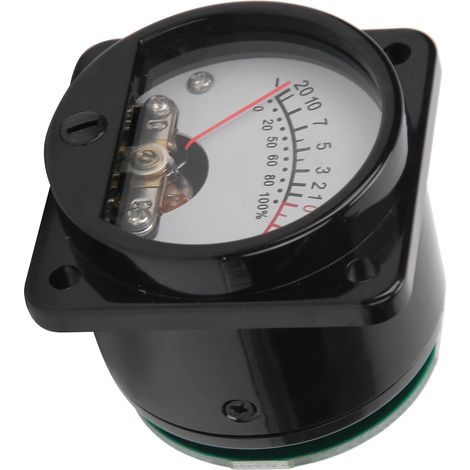 VU-mètre analogique 45mm rétroéclairé pour mesure dB et volume, compatible carte pilote TS-45-W, blanc, 500µA DC (1/5)