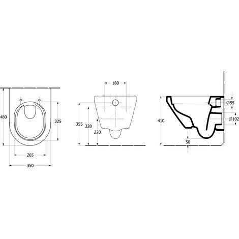 Villeroy & Boch Architectura - WC suspendue, DirectFlush, blanc alpin 4687C001