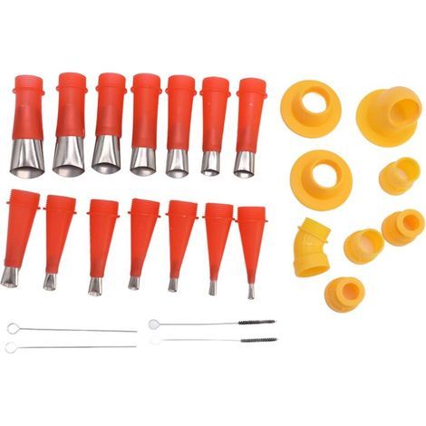 Kit D'outils de Buse en Caoutchouc intégré Universel, Revêtement D'applicateur de Buse de Calfeutrage pour Joints D'évier de Fenêtres de Cuisine de Salle de Bain (1/5)