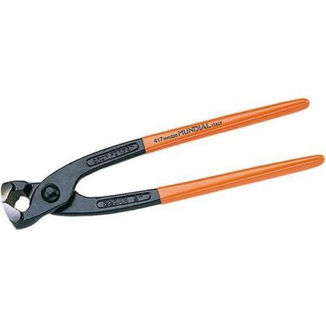 TENAGLIA PINZA TRONCHESE CEMENTISTI FERRAIOLI L.250mm PLASTIFICATA MUNDIAL (1/5)