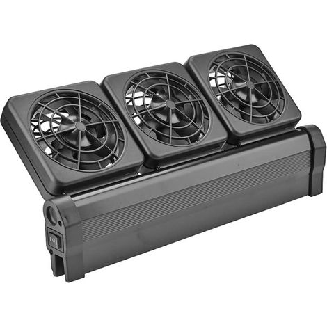 Ventilateur de Refroidissement pour Aquarium Système de Ventilation Réglable Silencieux pour Cuve de Poisson Chiller de Température
