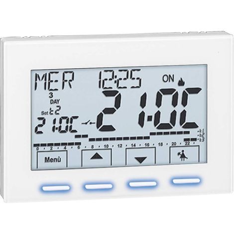 Cronotermostato ambiente digitale Caleffi 738427 230V (1/2)