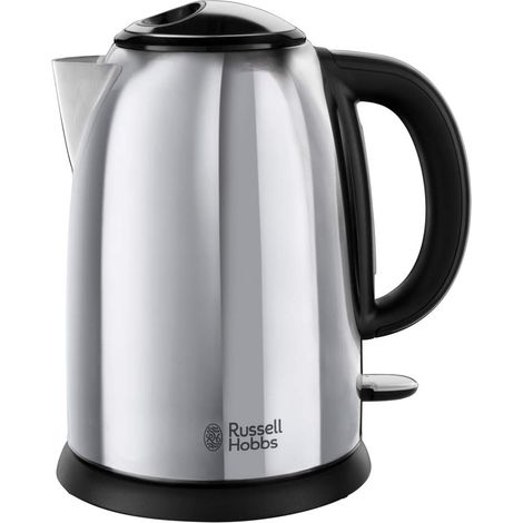 Russell Hobbs Bollitore Elettrico - 1,7 L, 2400 W - Acciaio Inox Lucido Funzione di Ebollizione Rapida, Filtro Anticalcare Rimovibile, Beccuccio, Indicatore Livello di Riempimento, Victory 23930-70 (1/5)