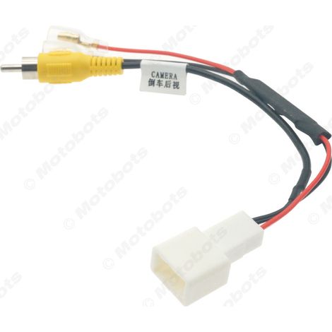 Applicable au câble de caméra de recul Toyota à 4 broches avec réduction de tension, connecteur de câble de caméra de recul. (1/4)