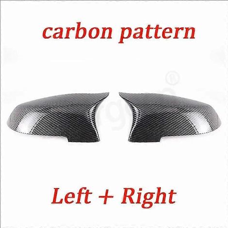 2x Außenspiegelkappen in Carbonfaser-Optik, schwarz, für BMW 5er, 6er, 7er F10, F11, F18, F07, F12, F13, F06, F01, F02 LCI – Carbonfaser-Optik (1/5)