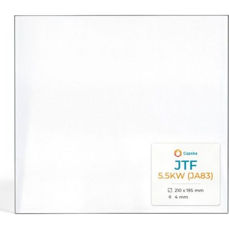 Vitre Jtf 5.5KW (JA83) - Verre Rectangle pour poêle à bois - 210 x 195 mm (L1 x H1) - 4 mm (1/5)