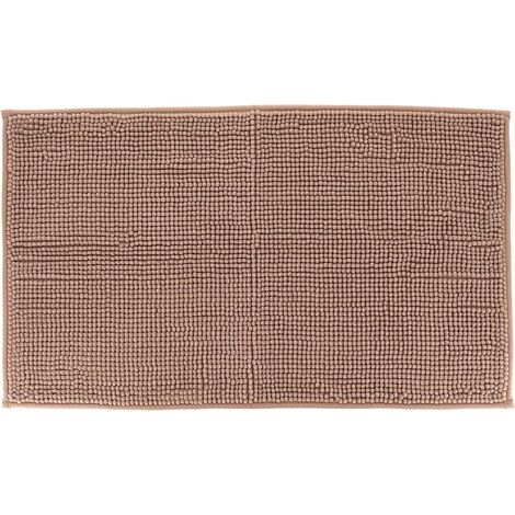Tappeto in microfibra plain ball 45x75cm - cappuccino - Tendance