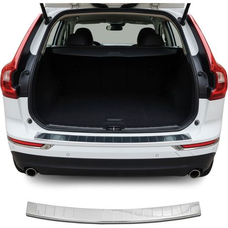 Protection Seuil de Pare-Chocs Arriére pour Volvo XC60 2017-2025 Acier INOX